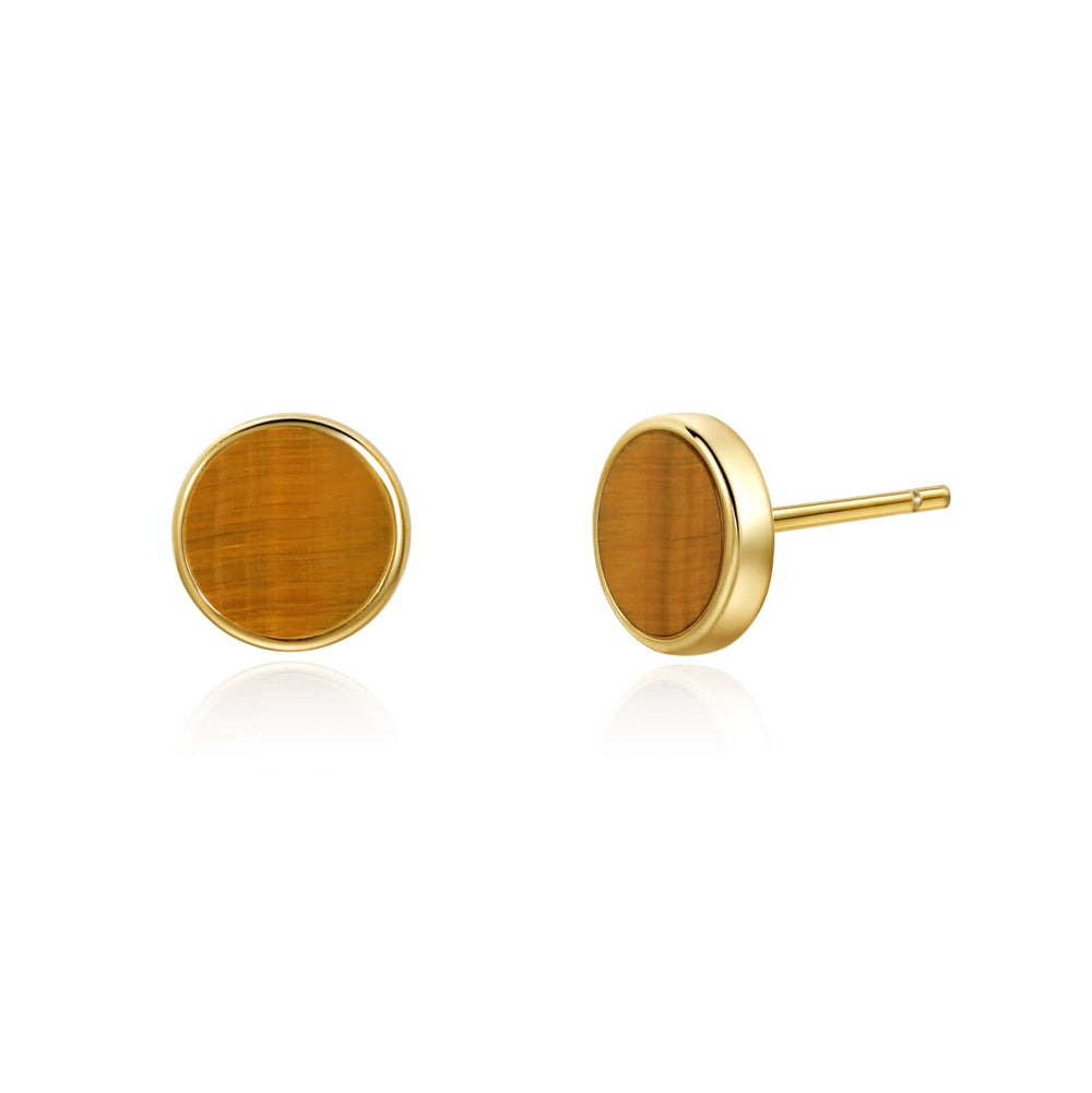S.Leaf 18K Gold Plated Earrings for Women Shell Earrings