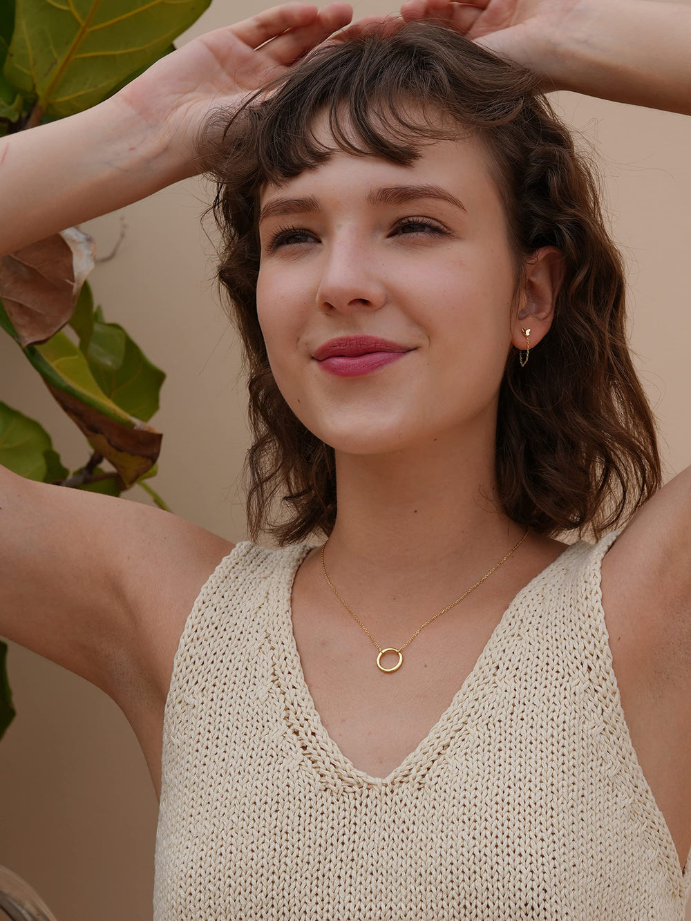 Karma Open Circle Necklace