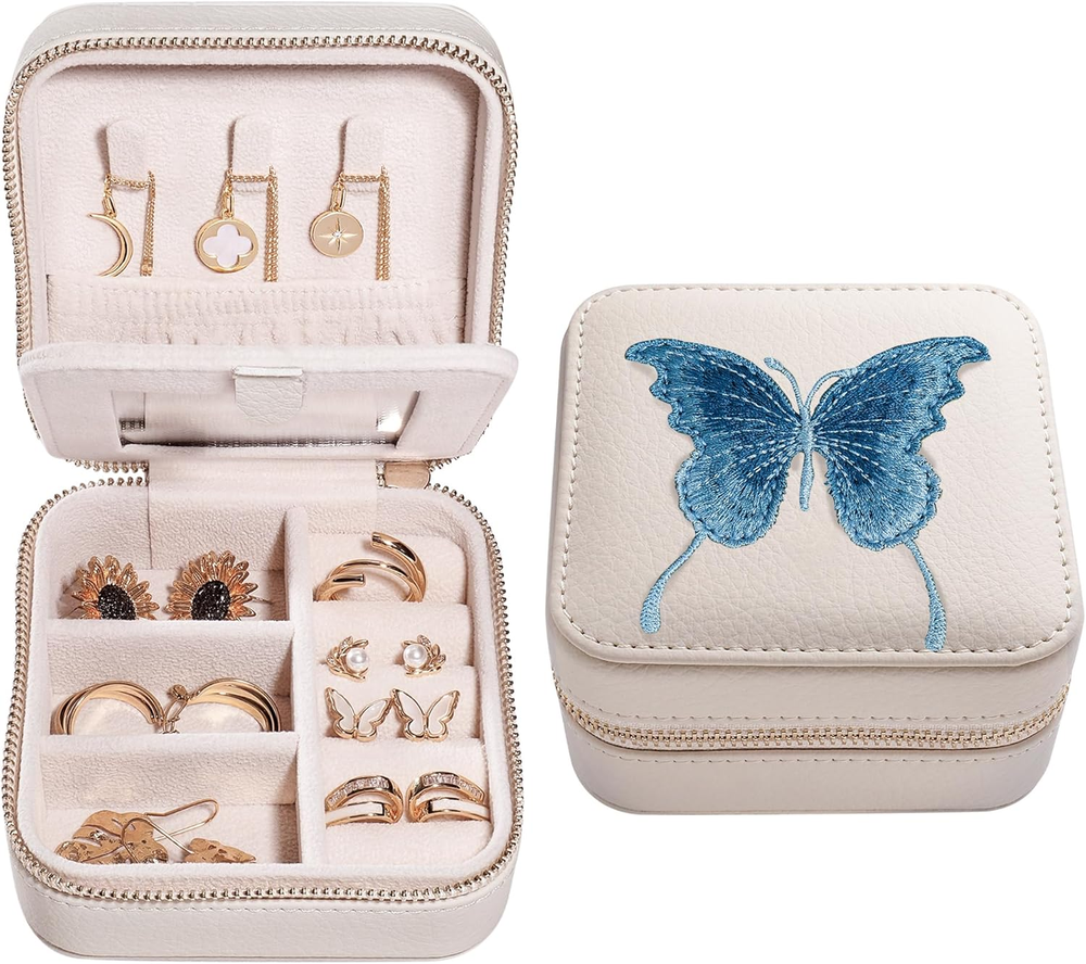 S.Leaf Ladies' Travel Jewelry Box Mini Jewelry Box